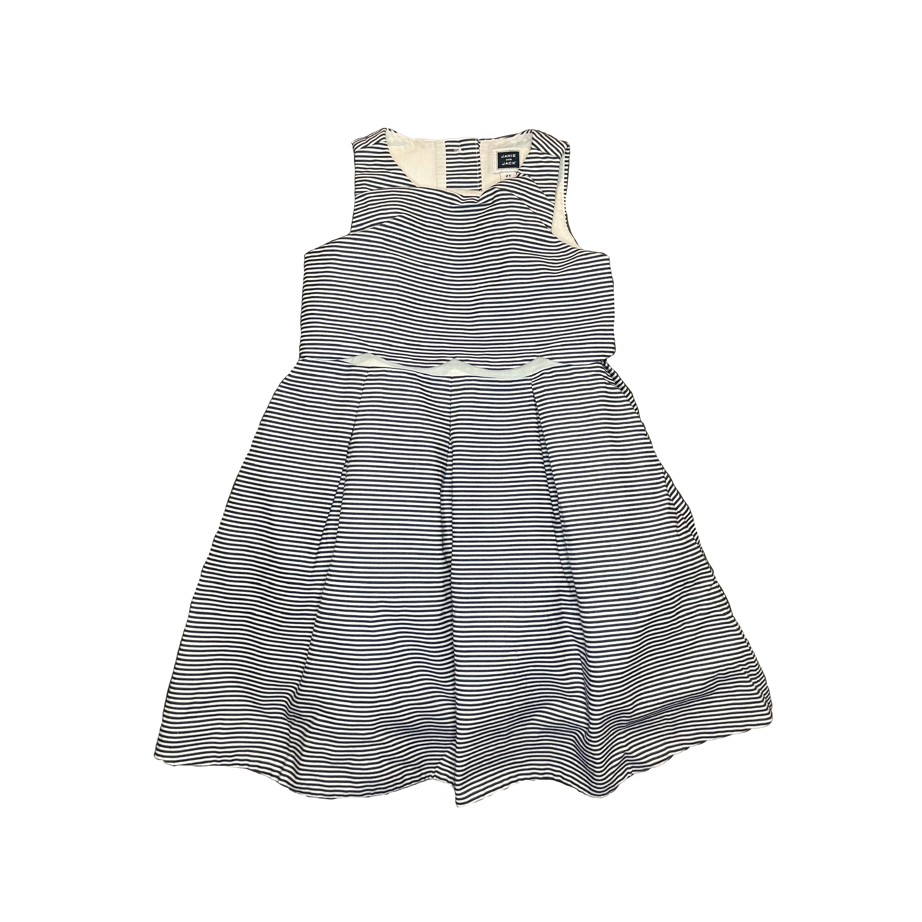 Navy Striped Dress